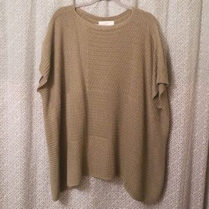 Ann Taylor LOFT Brown Poncho